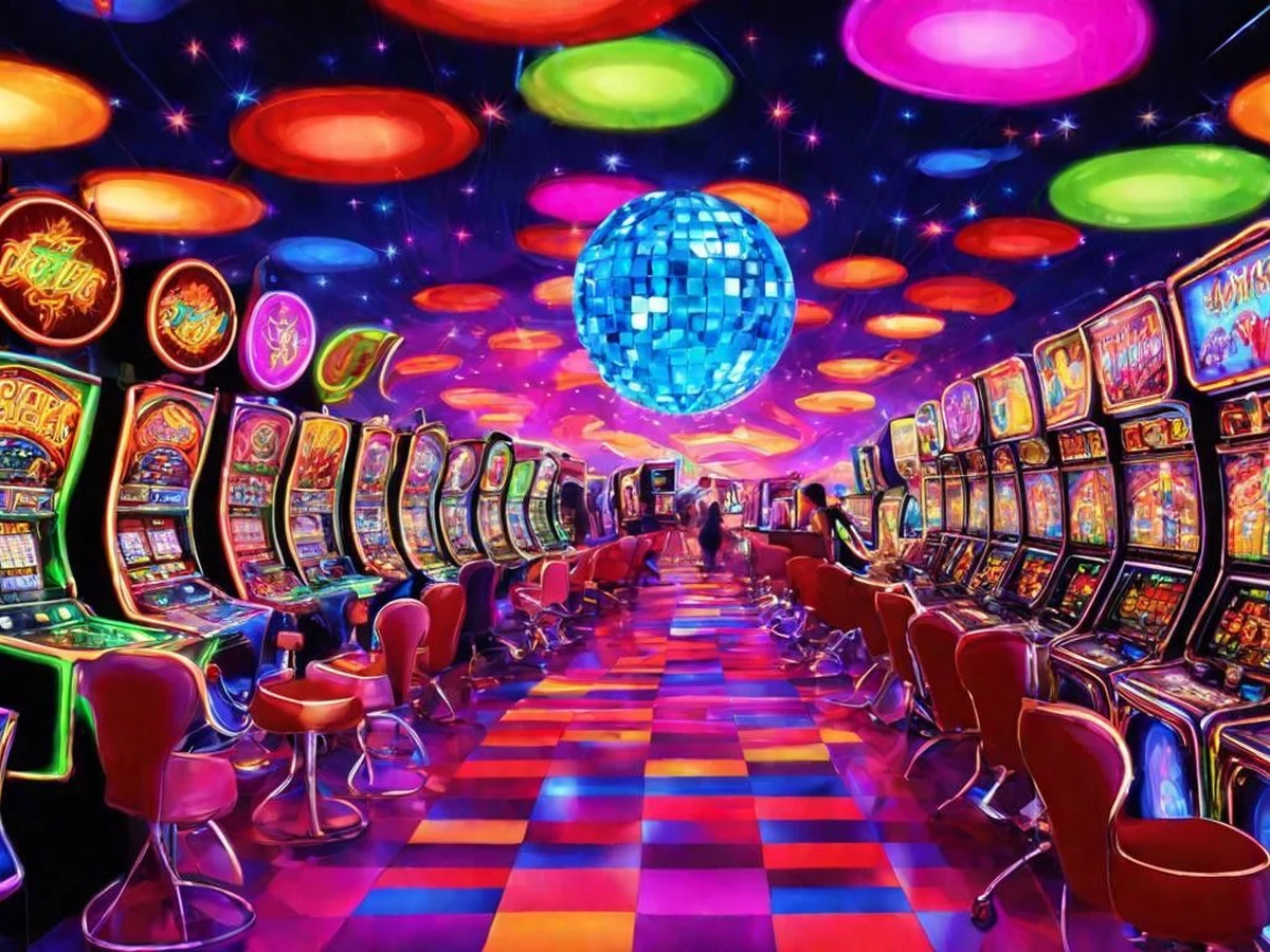 Tampilan visual permainan slot WINPKR dengan reel berwarna